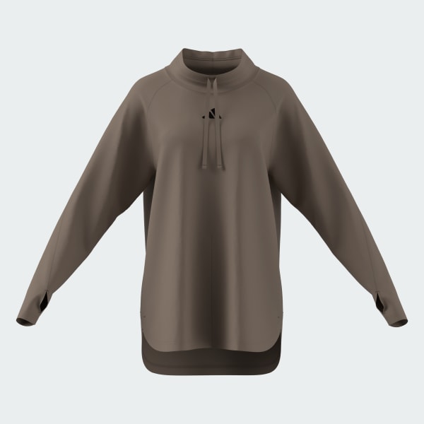 Brown PrimeLift Workout Cover Up