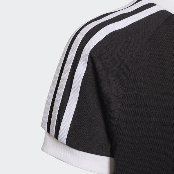 cerná Tričko Adicolor 3-Stripes