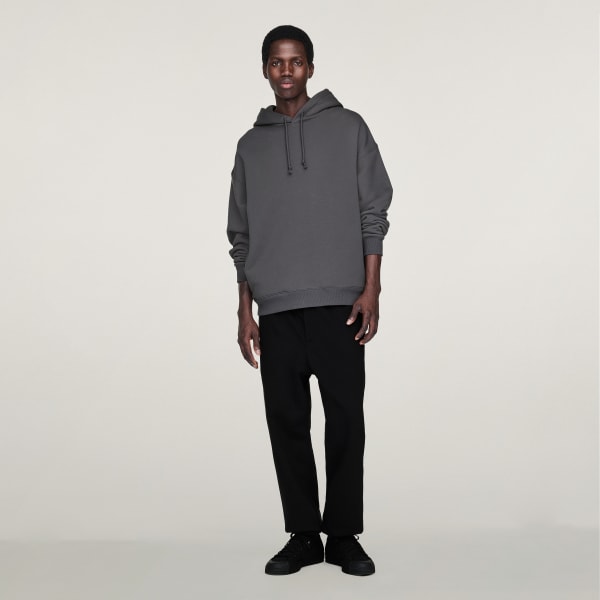 Grey Y-3 Graphic Hoodie