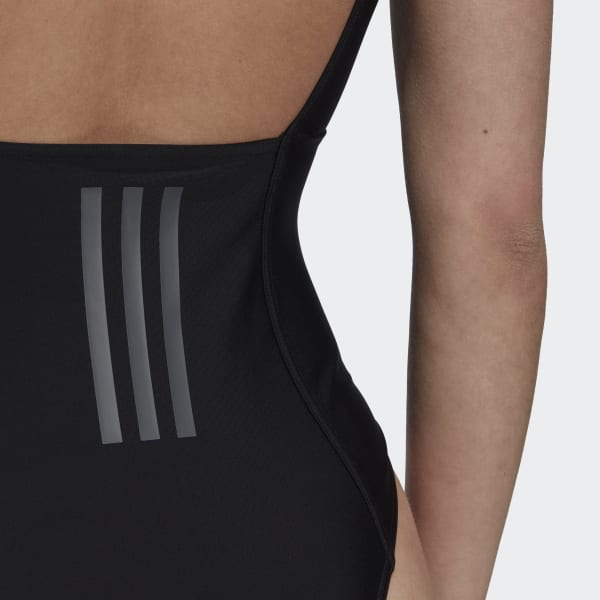 Black Iconisea 3-Stripes Swimsuit C1571