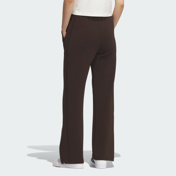 hnědá KALHOTY STRAIGHT LEG KNIT