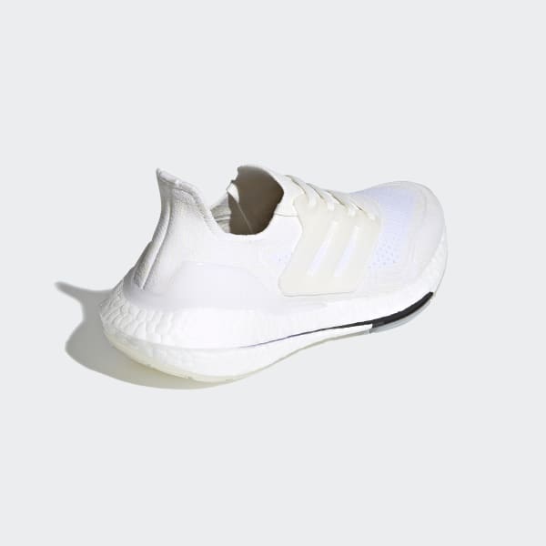 White Ultraboost 21 Primeblue Shoes LDS58