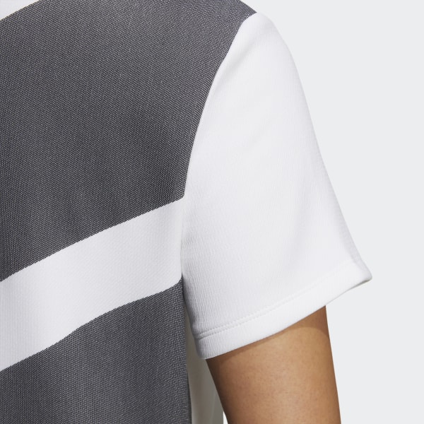 Bianco Maglia AEROREADY 3-Bar Mock Neck