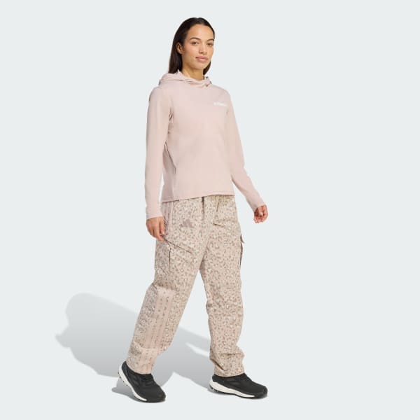 Marron Haut manches longues et capuche Terrex Multi Climacool