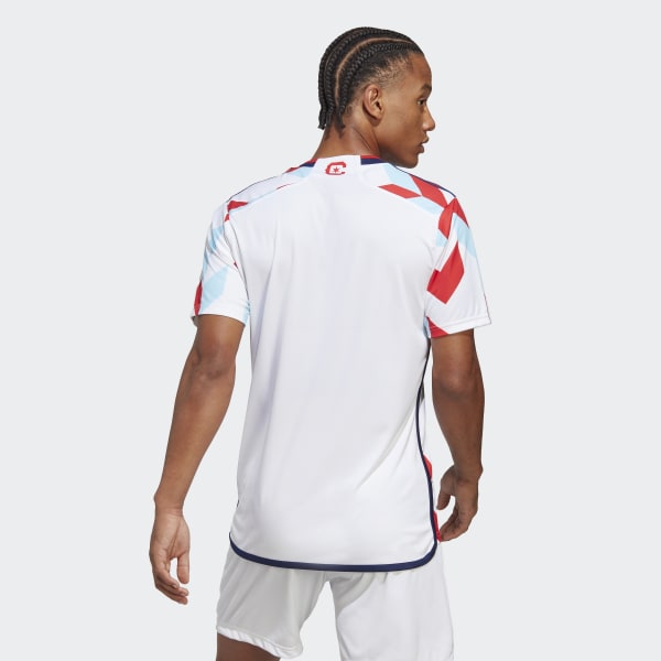 adidas Chicago Fire 23/24 Away Authentic Jersey - White
