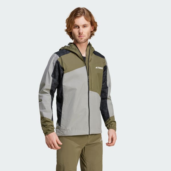 gris Veste TERREX Xperior Hybrid RAIN.RDY