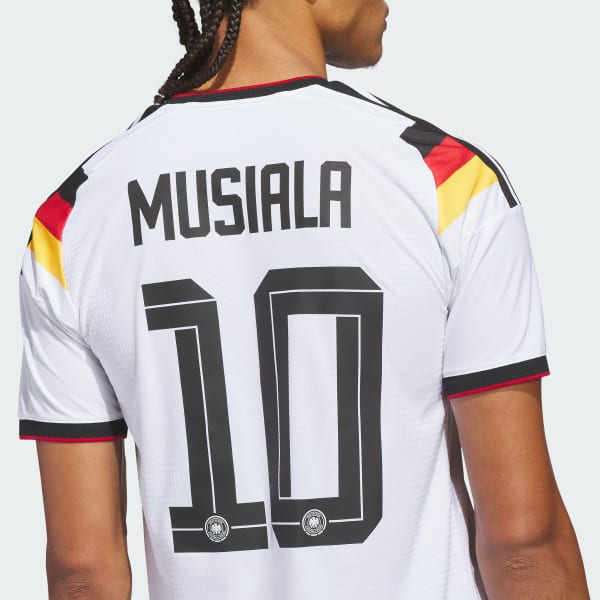 adidas Germany 26 Home Musiala Authentic Jersey - White | Free
