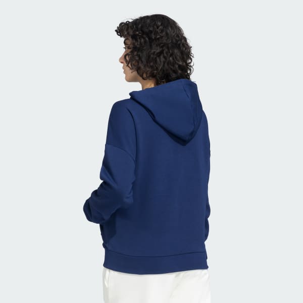 Blue Small BOS Logo FC Hooded Sweatshirt