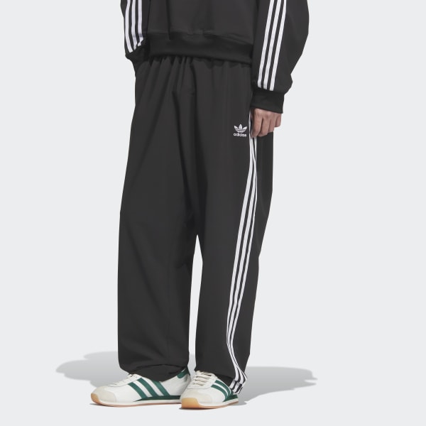 adidas ドローコード　ブラック トラックパンツ　cotton100% JX8968_db21_model.jpg