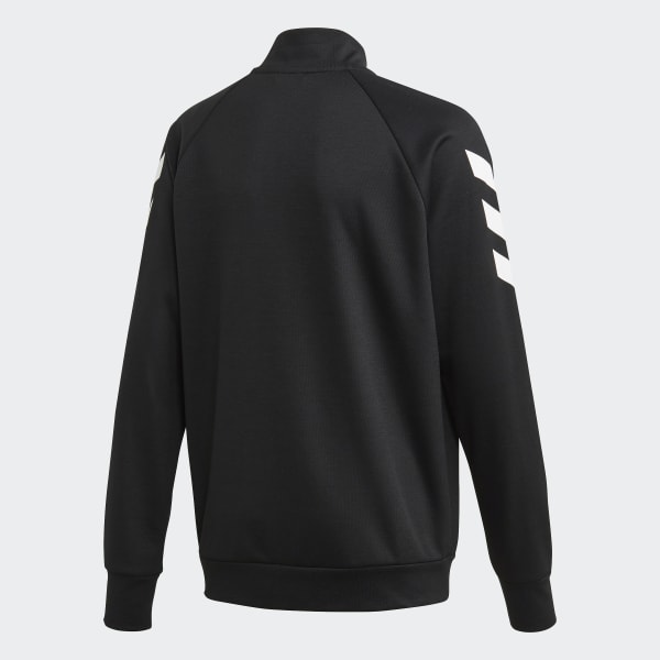 Adidas black sweatsuit discount