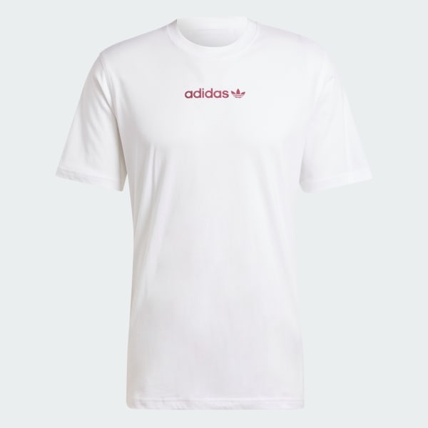 Bialy Koszulka Trefoil