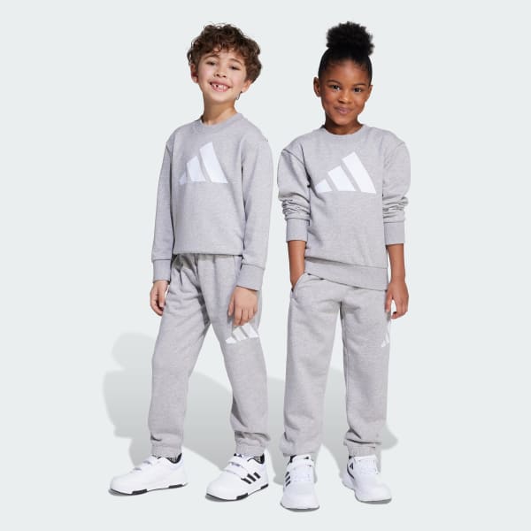 Gris Conjunto Essentials Joggers para niños