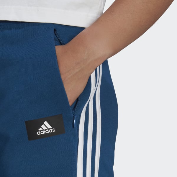 Niebieski adidas Sportswear Future Icons 3-Stripes Regular Fit Pants Y7724