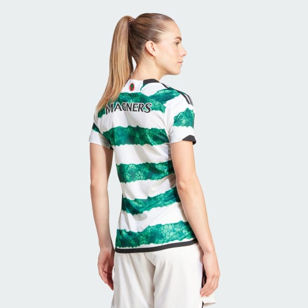 adidas Celtic FC 23/24 Home Jersey - White, Men's Soccer