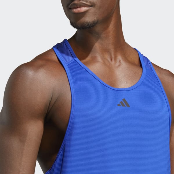 Blue HEAT.RDY HIIT Elevated Training Tank Top