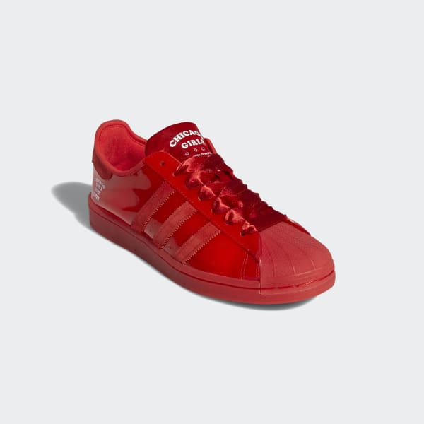 red adidas classic shoes