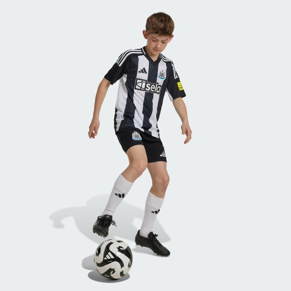 Schwarz Newcastle United FC 24/25 Kids Heimshorts