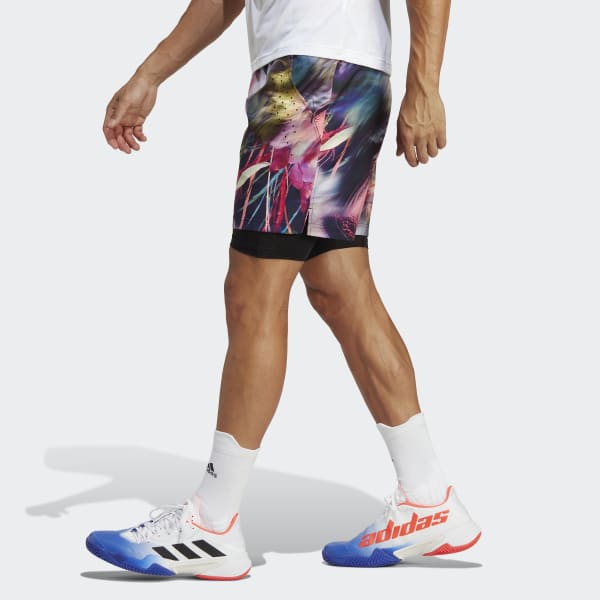 Mehrfarbig Melbourne Ergo Tennis Graphic Shorts