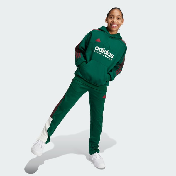 Adidas tiro tracksuit junior green shop