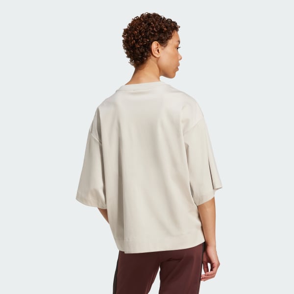 Beige T-shirt ample Soft Lux