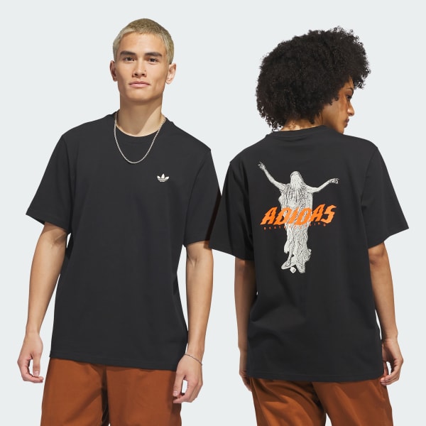 Zwart SKATEBOARDING MERLIN T-SHIRT