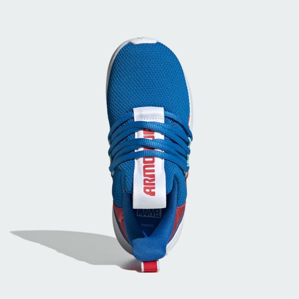 Blue adidas Marvel Captain America Lite Racer Adapt 7.0 Shoes Kids