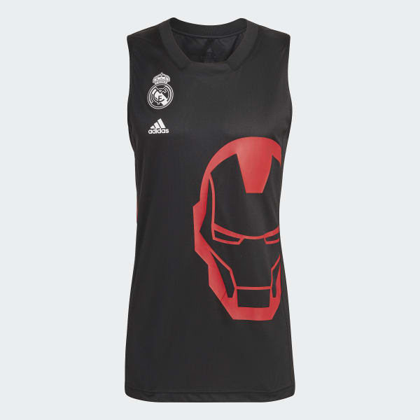 Black Real Madrid Marvel Avengers Jersey