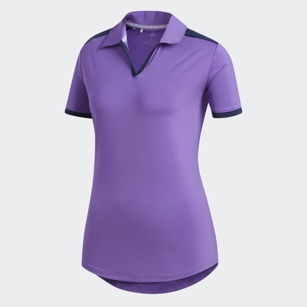 adidas Ultimate365 Colorblock Polo Shirt - Purple | adidas US