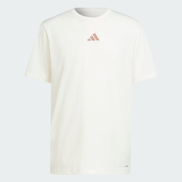 Blanco Polo de Entrenamiento Climacool One Rep at a Time Estampado