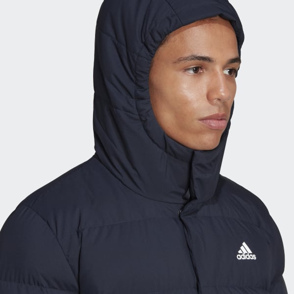 Niebieski Helionic Hooded Down Jacket TF674
