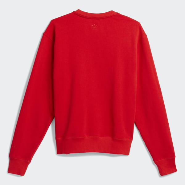 Red Pharrell Williams Basics Crew Sweatshirt (Gender Neutral) L9595