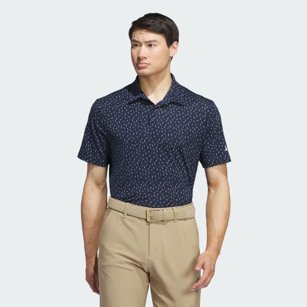 Azul Playera Polo Estampada Ultimate365