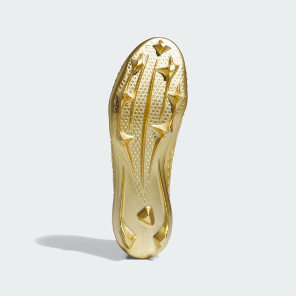 Gold Adizero Electric II Coins American Football Cleats