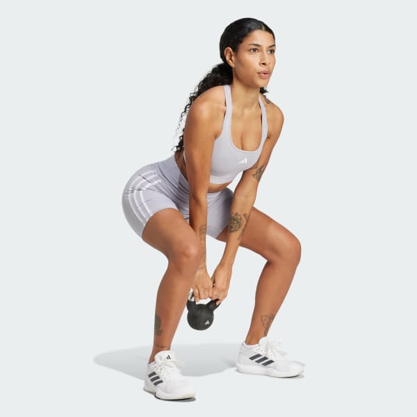 Grey Powerreact Training Medium-Support Bra