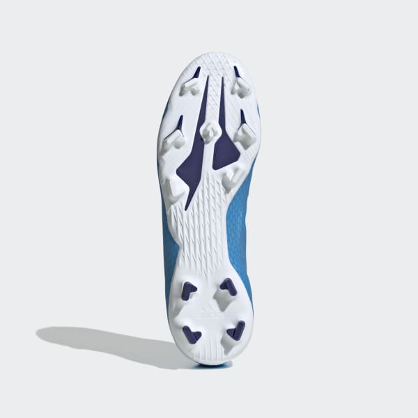 สีน้ำเงิน รองเท้าฟุตบอล X Speedflow.3 Laceless Firm Ground LSC25