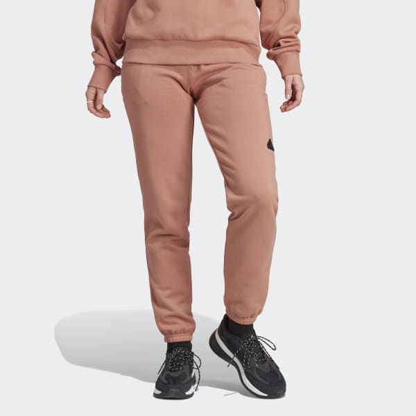 adidas Sportswear Studio Lounge Fleece Pants  Beige  adidas India