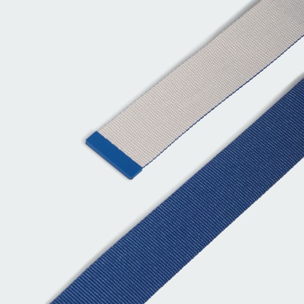 Bleu Ceinture toile réversible