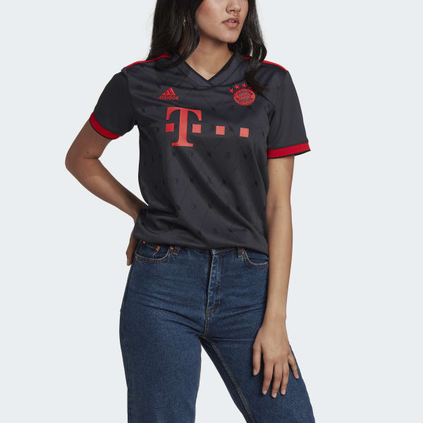 adidas Women's Soccer FC Bayern 22/23 Third Jersey - Grey | Free