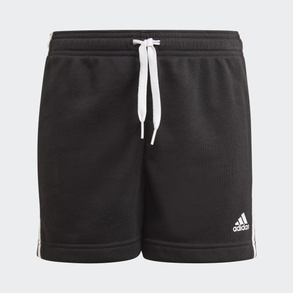Black adidas Essentials 3-Stripes Shorts 29354
