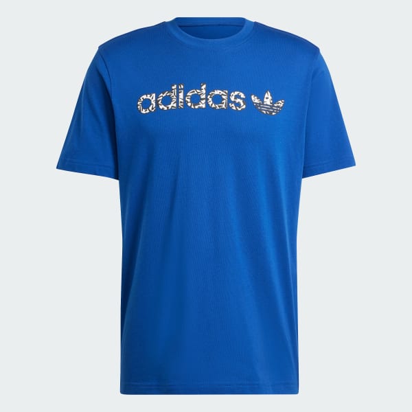 blauw Graphics T-Shirt