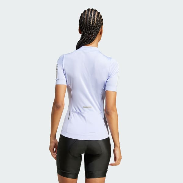 Μωβ Tempo 3-Stripes Cycling Jersey