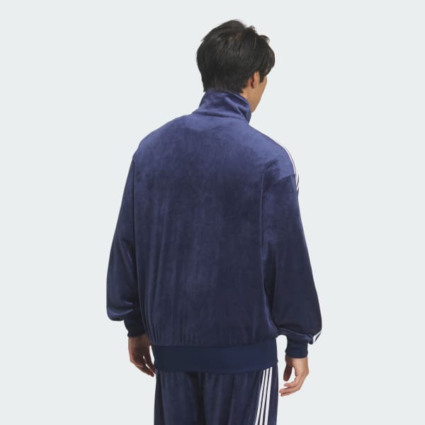 Blue FB TT 벨루어 트랙 탑