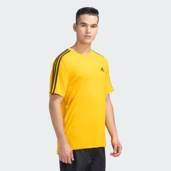Yellow 3 STRIPES TEE