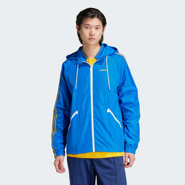 Blue Windbreaker