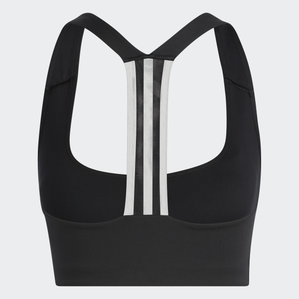adidas Powerimpact Training Medium-Support Bra - Black, Women's Training