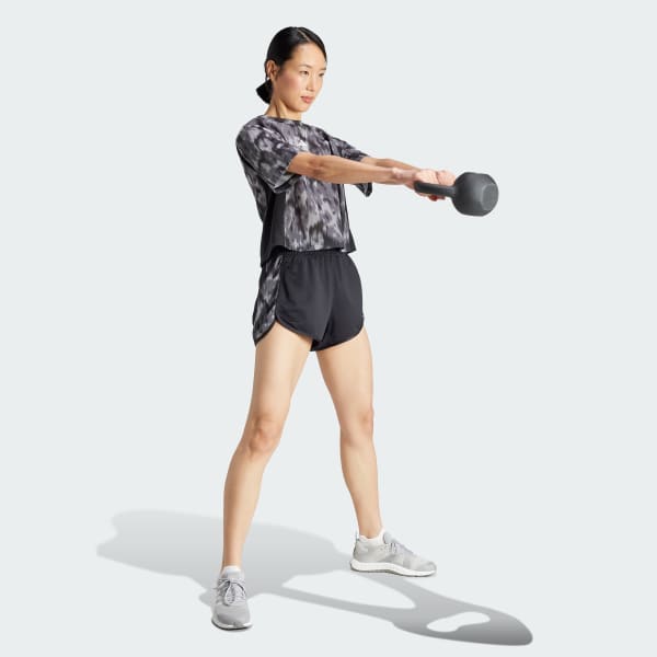 Nero T-shirt Train Essentials Allover Print Flower Tie-Dye