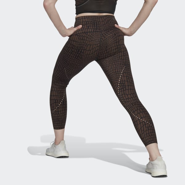 Brown TLRD HIIT Croco Luxe Training 7/8 Tights TF010