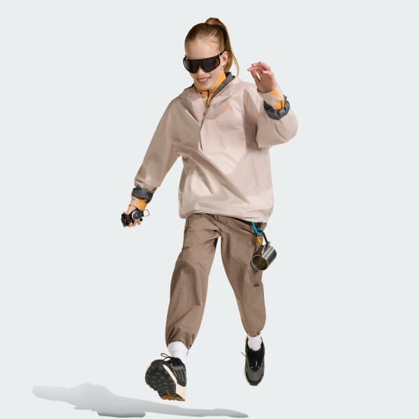 Roze Terrex Kids Xploric 2.5 Layer CLIMAPROOF Anorak