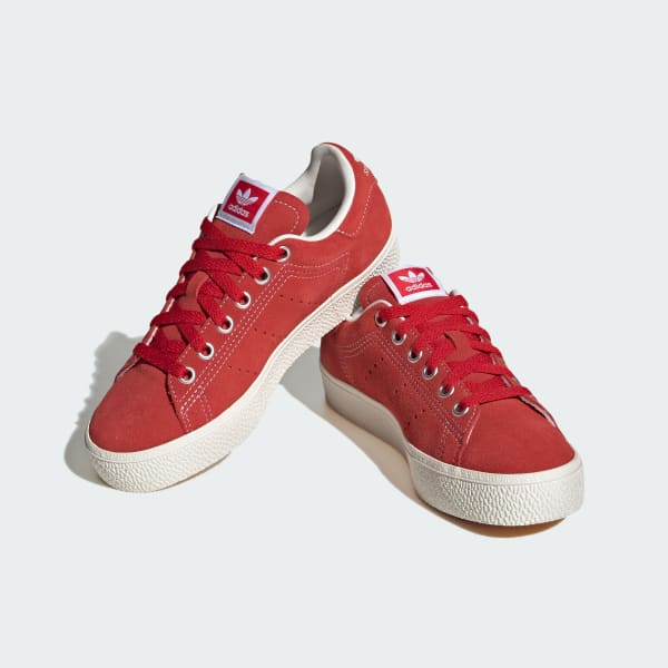 Adidas stan smith suede red shop