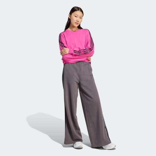 Grey Adibreak Adicolor Wide Sweat Pants
